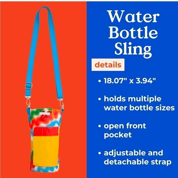 ban.do Nylon Bottle Holder, Bag Crossbody with Adjustable Sling NWT - Picture 2 of 6